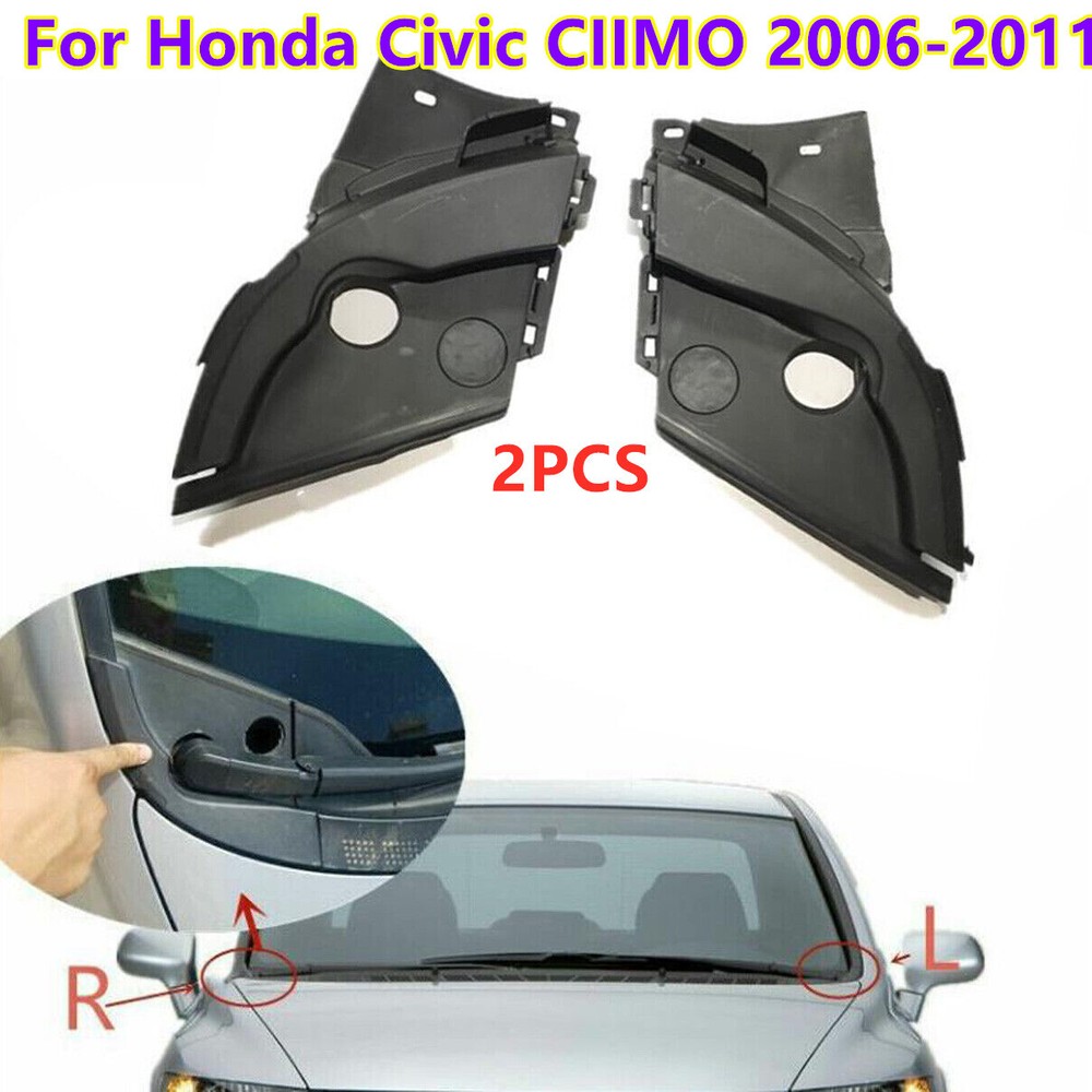 Honda Civic CIIMO 2006-2011 Windshield Wiper Cowl Cover Trim Panel