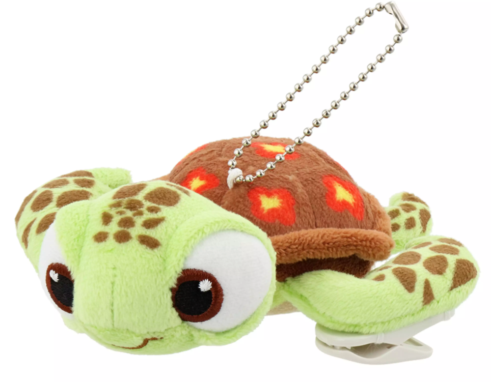 Disneyland Finding Nemo Squirt Turtle Plush Keychain from Tokyo DisneySea Japan