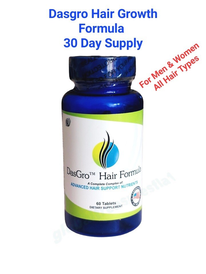 Dasgro Hair Formula With DHT Blocker And Biotin For Hair Growth 30 Day Supply