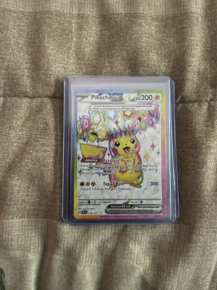 Pikachu ex 219/191 Sv08: Surging Sparks Holo