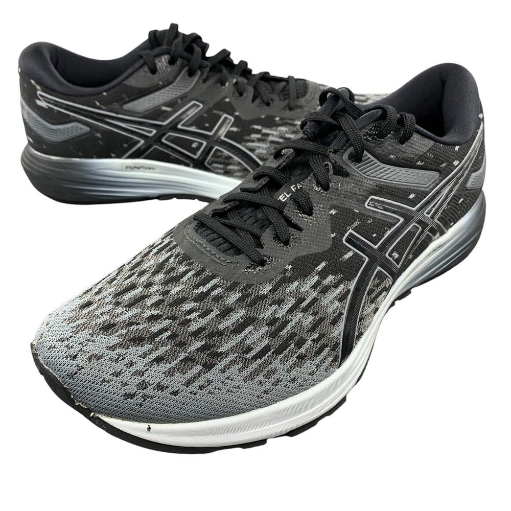 Asics Dynaflyte 4 Black Sheet Rock Grey Mens Size 8 Running Shoes 1011A549
