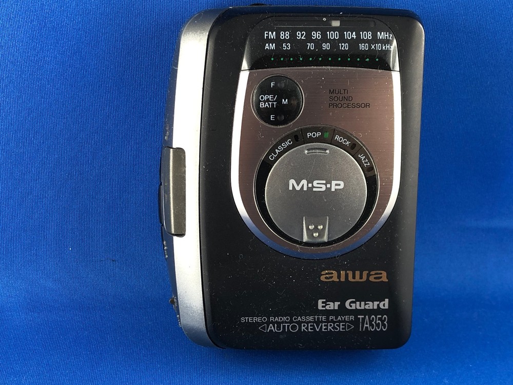 Vintage Aiwa HS-TA353 Personal Stereo Walkman from the 1980s