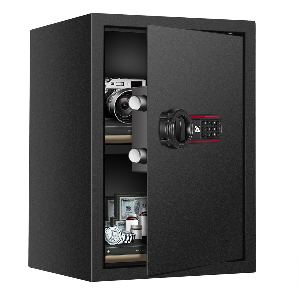 Digital Keypad Safe Box with Combination Lock and Secure Storage  