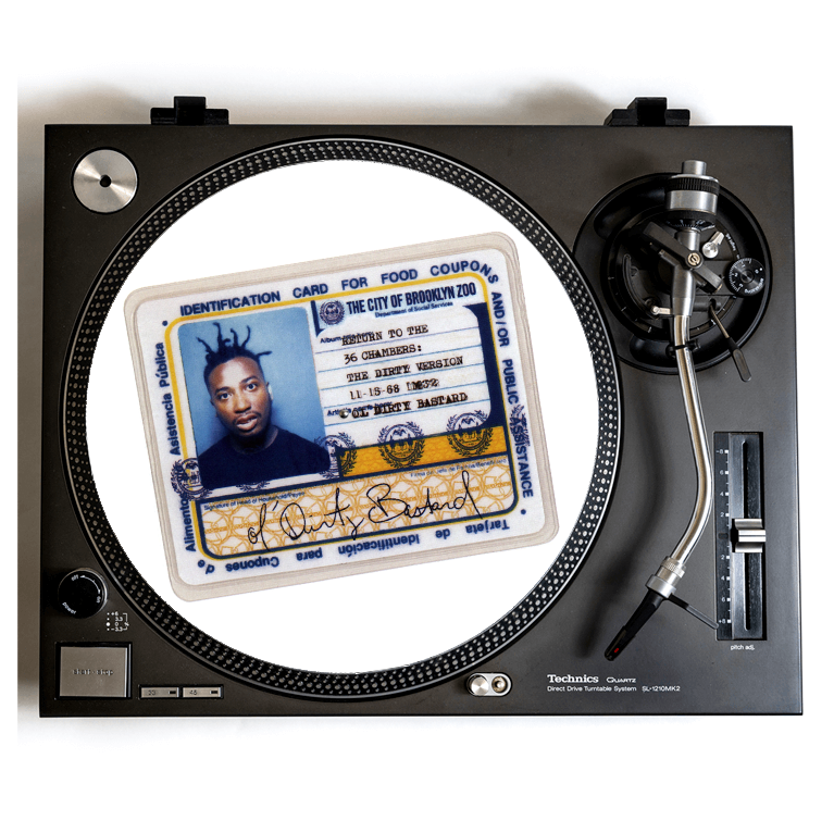 Ol Dirty Bastard DJ Turntable Slip Mat 12