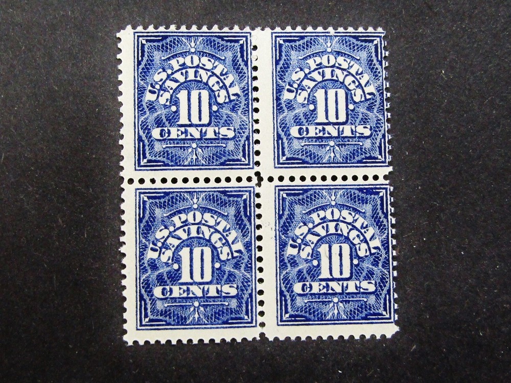 nystamps US Postal Saving Stamp # PS4 Mint OG NH Block       N22x2182