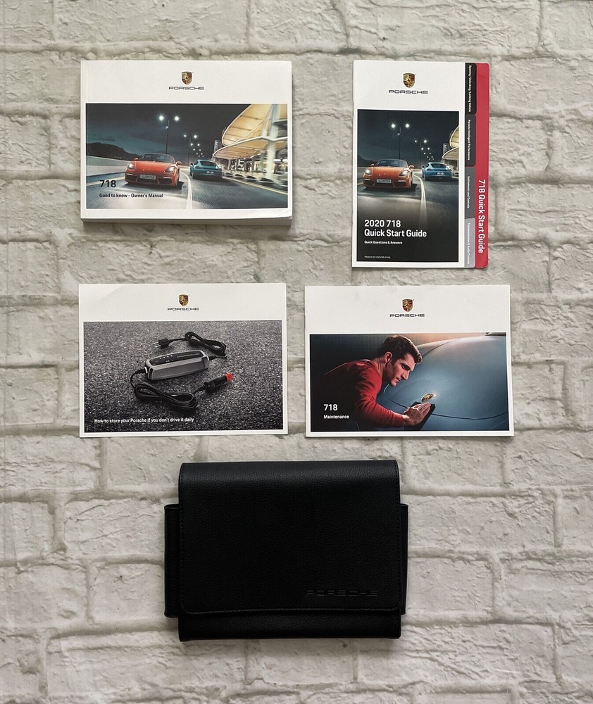 2020 Porsche 718 Coupe Convertible Owners Manual Cayman S GTS T, Boxster S GTS T