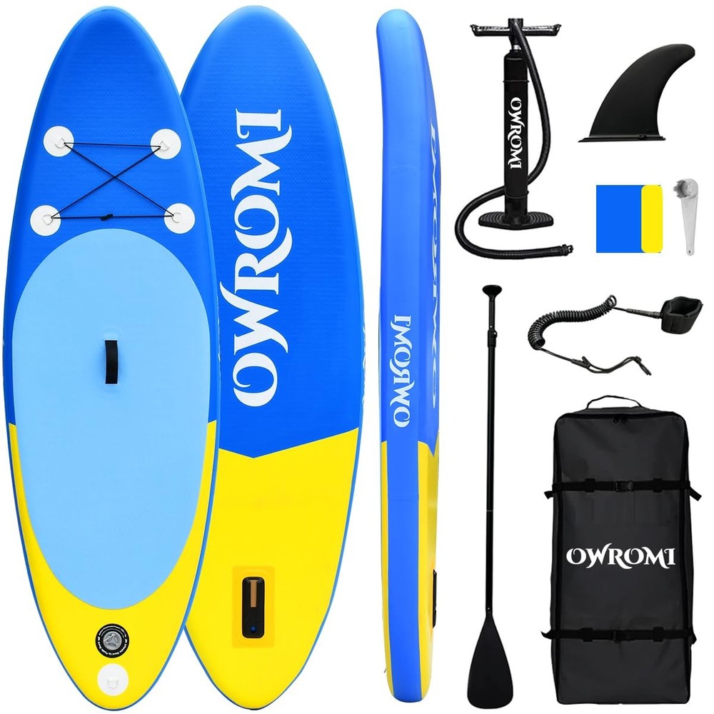 Kids Stand Up Paddle Board with Inflatable SUP Accessories, Non-Slip Comfort ...