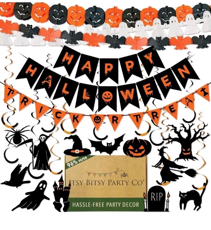 Spooky Premium Reusable Halloween Decor for Parties & Home