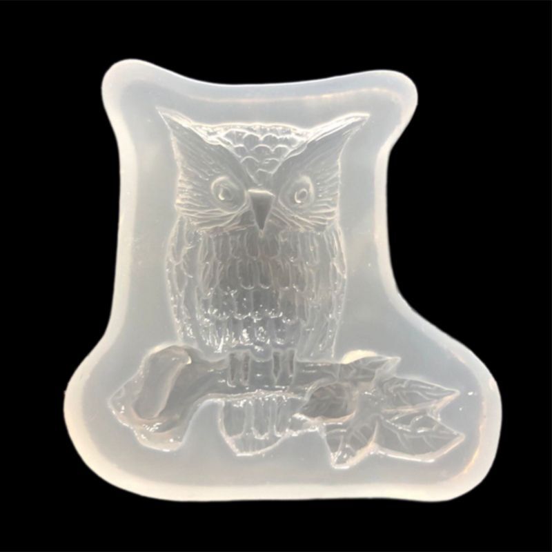 Owl Pendant DIY Jewelry Mold UV Resin Craft Kit for Unique Handmade Accessories