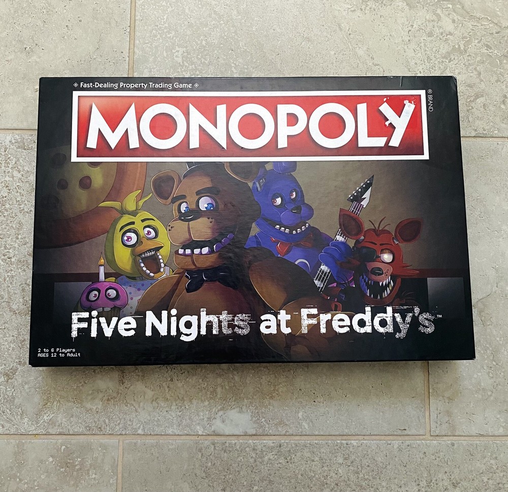 FIVE NIGHTS AT FREDDY'S Monopoly  Edition Board game Collectable Hasbro