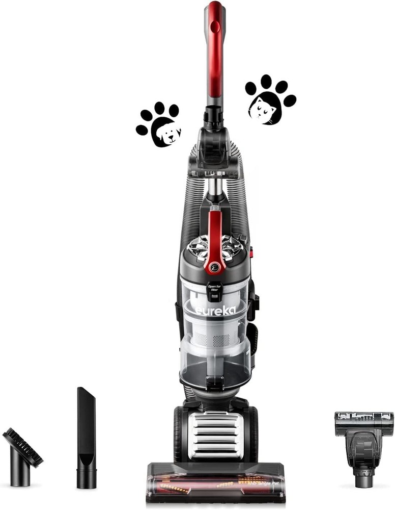 EUREKA NEU630 FloorRover Anti-Tangle Pet Upright Vacuum in Gray
