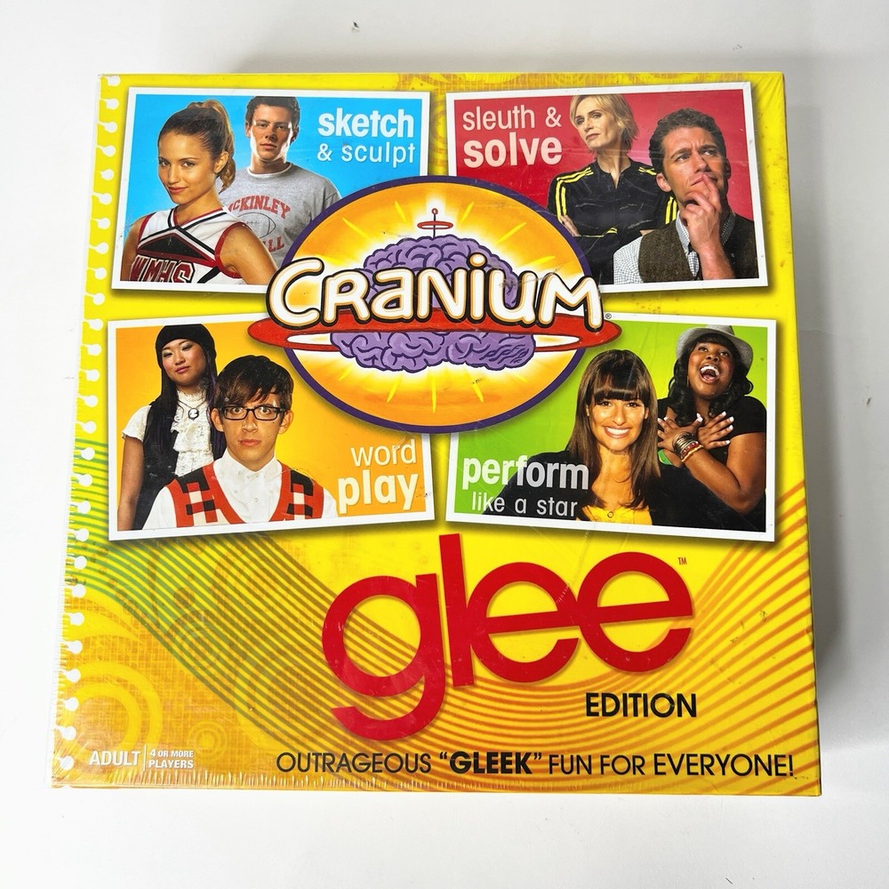 Cranium Glee Edition 2011 Boardgame Collectible Gleek Fox Fun Hasbro NEW Sealed
