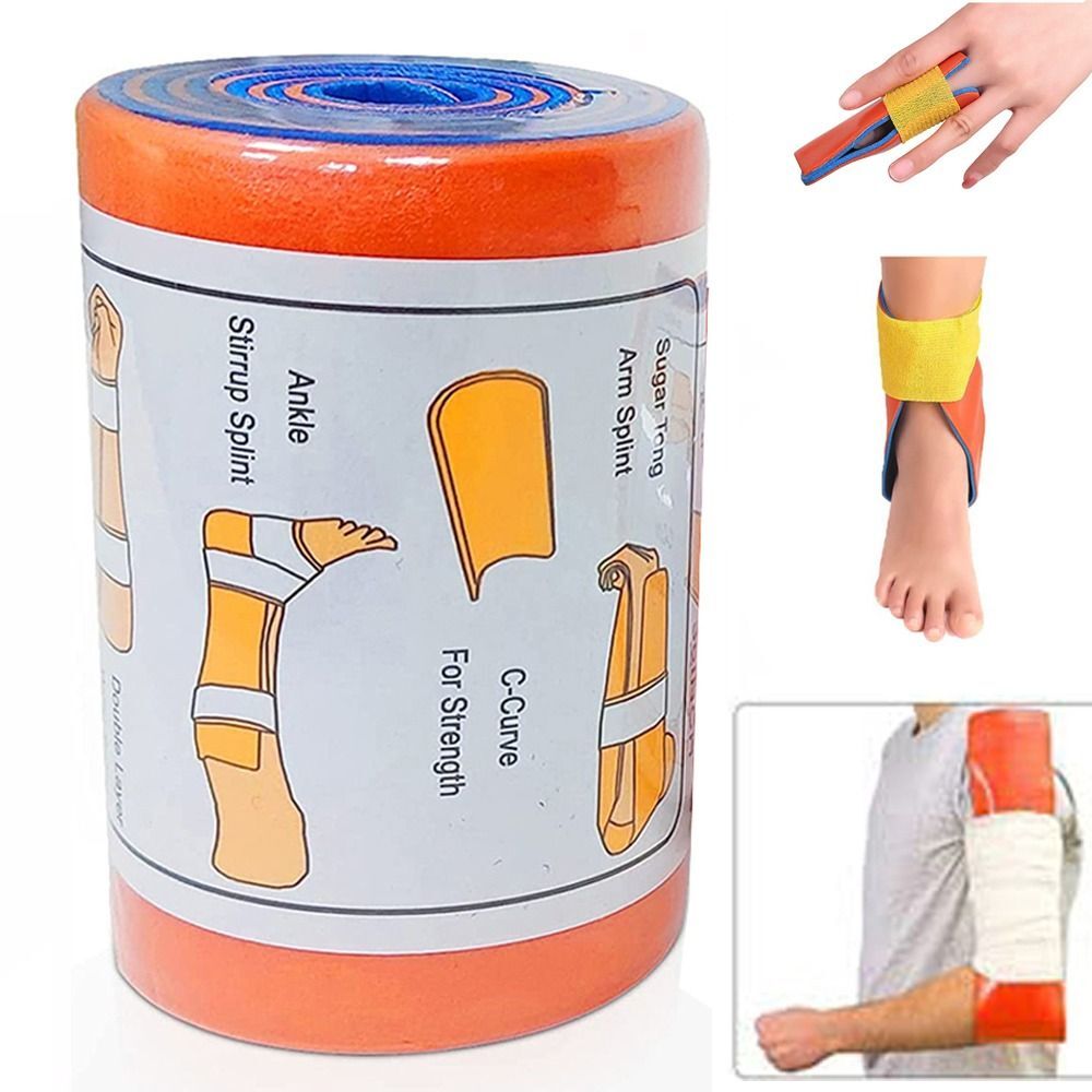 Emergency Rescue Splint Fracture Fixed Splint Universal Aluminum Splint Roll
