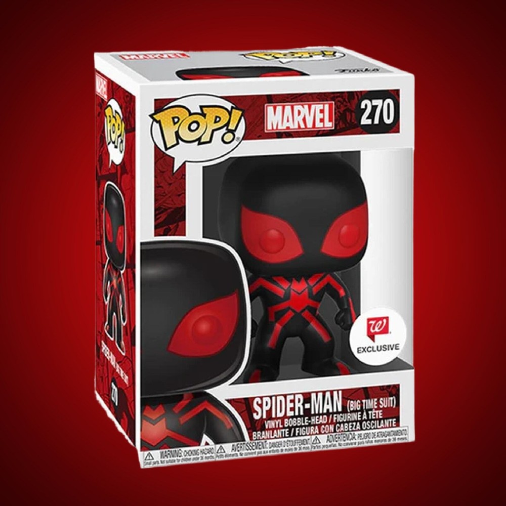 Marvel Spider-Man Big Time Suit Walgreens Exclusive Funko Pop