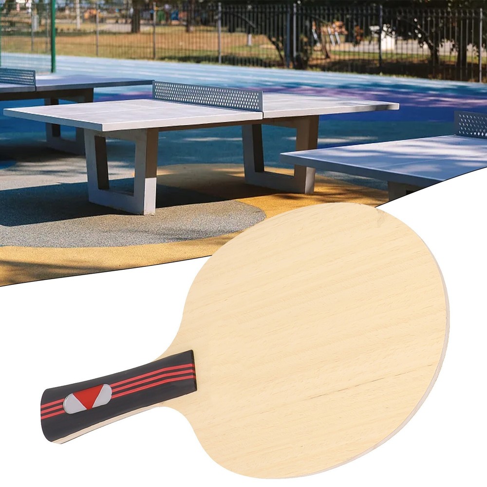 Table Tennis Racket Bottom Plate Pure Wood Tennis Racket Paddle Handle Plank