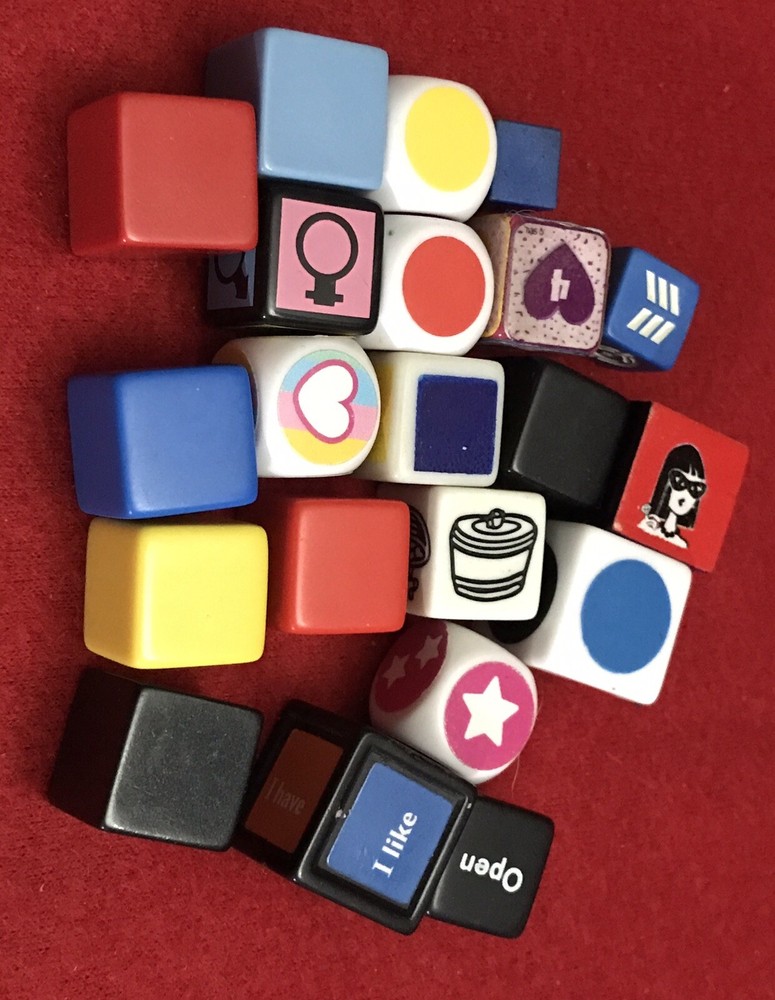 (21x) Non-Standard Colorful Dice Lot Game Replacement Crafts From 10mm to 18.5mm