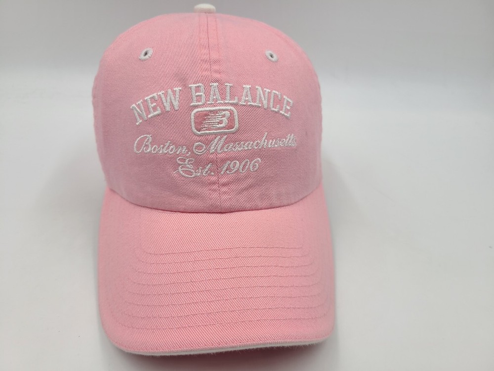 Women New Balance Boston Massachusetts New Era Strapback Adjustable Hat Cap Pink