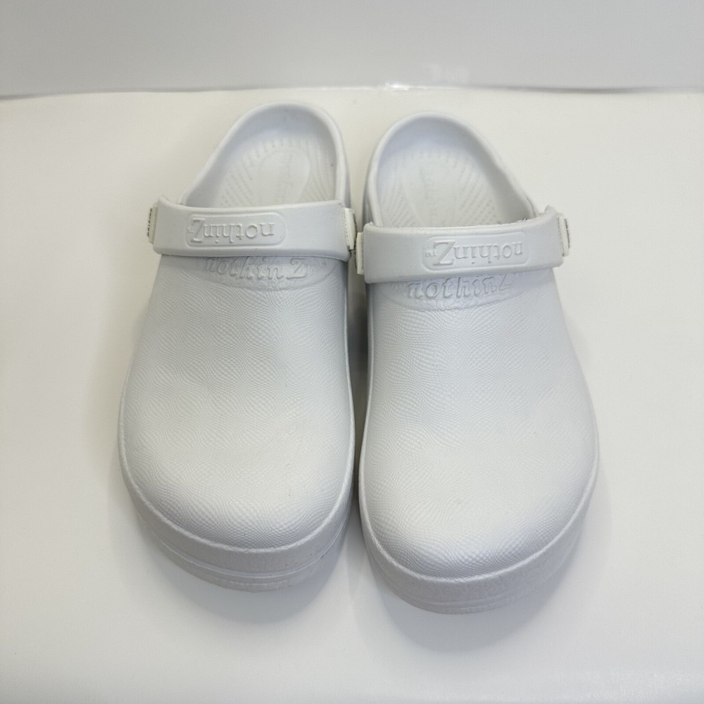 Nothinz Vented Eva Casual Clog with Straps in White Size L 12