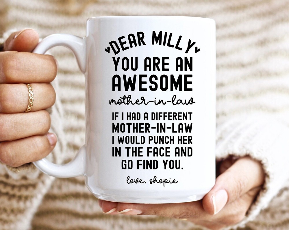 Funny Mother In Law Gift Funny Mother In Law Mug Mil Mug Personalized Mother In