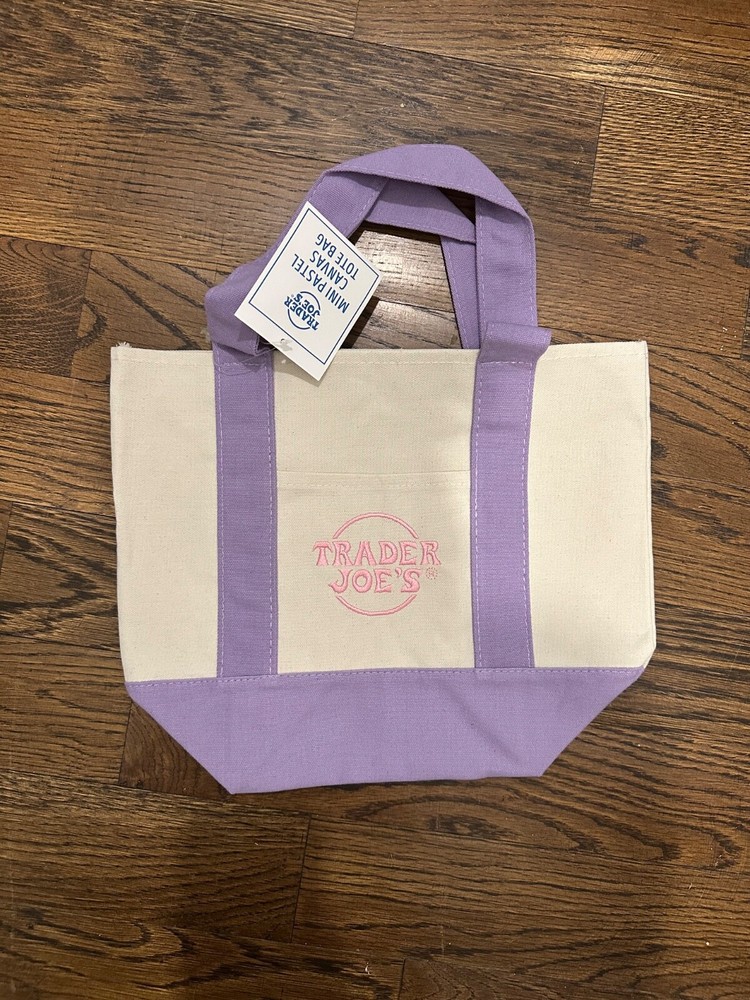 Trader Joes mini tote bag brand new never used