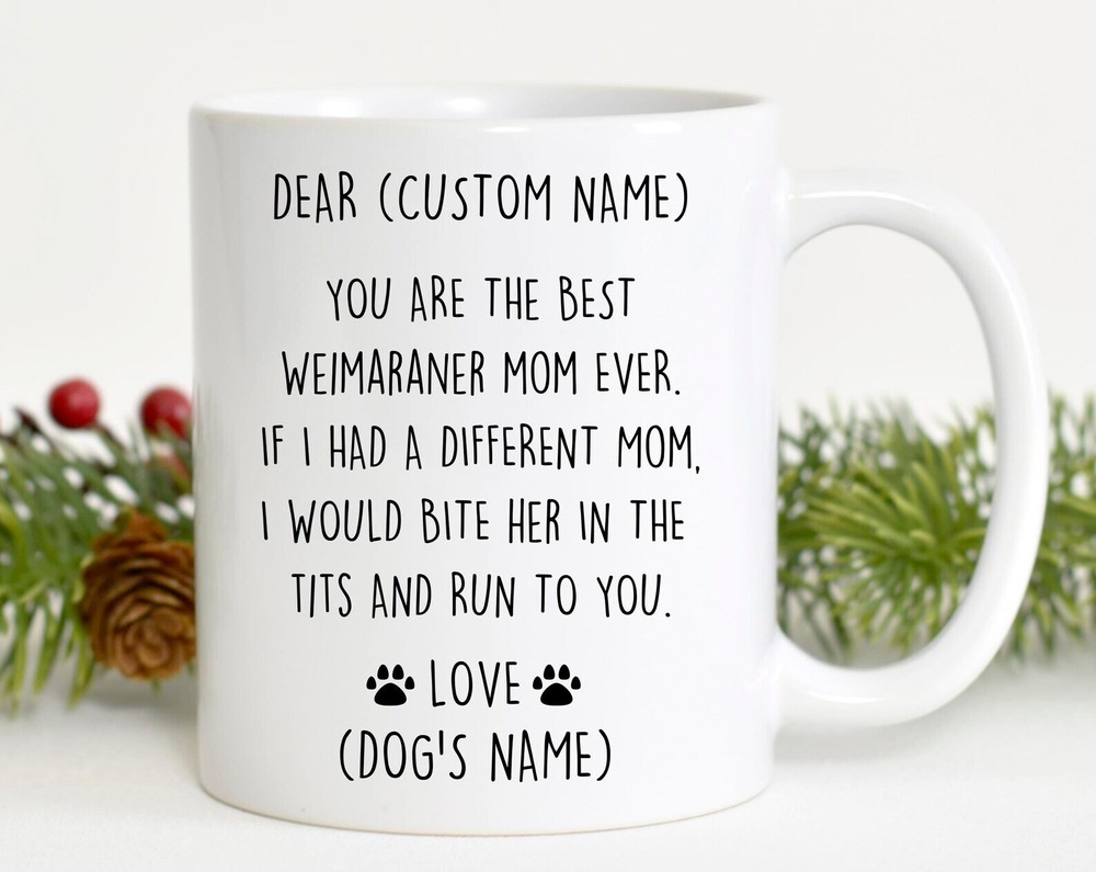 Weimaraner Mom Birthday Christmas Valentine Gift for Dog Lovers