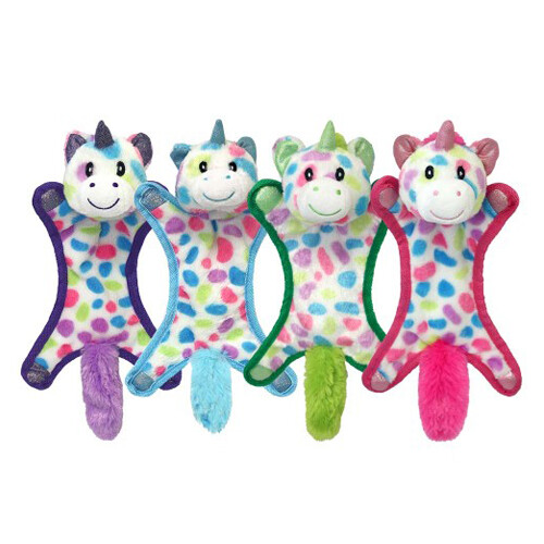 Multipet Ball-Head Unicorn Puppy Toy Assorted; 1 Each/1