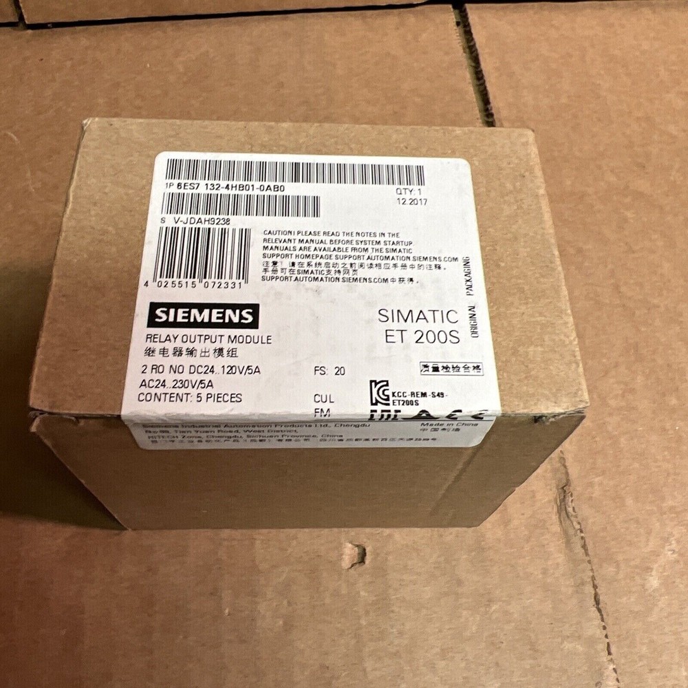 1pc Siemens 6ES7 132-4HB01-0AB0 6ES7132-4HB01-0AB0 DP 5 electronic modules