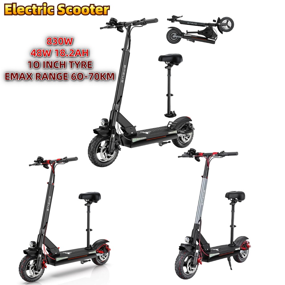Electric Scooters Adult with Seat 28MPH 830W Off Road E-Scooter Commuter Folding