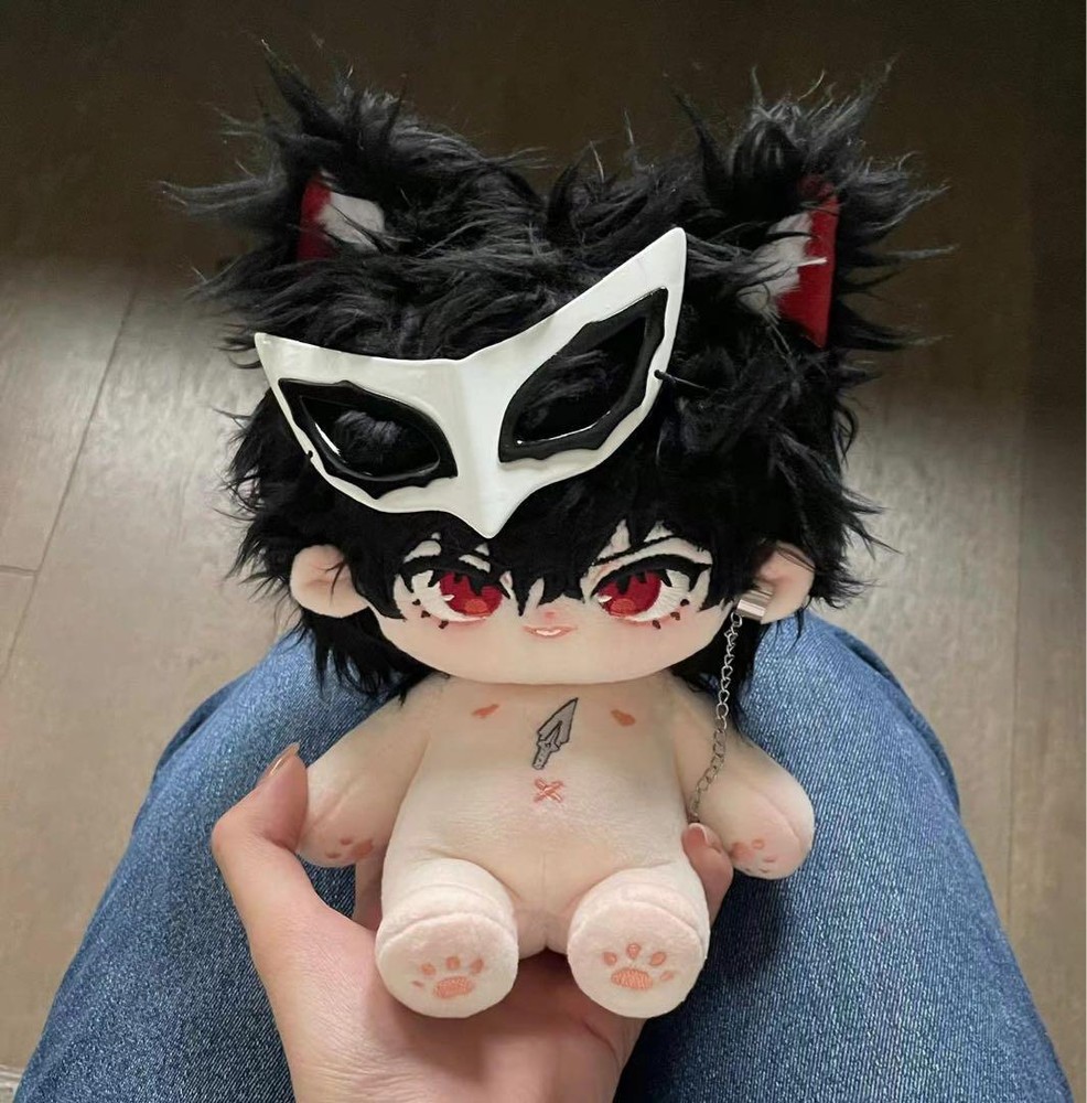 Boned Eye Mask with Ears, Dress-Up Plush Toy Persona 5: Main Character Joker #e5