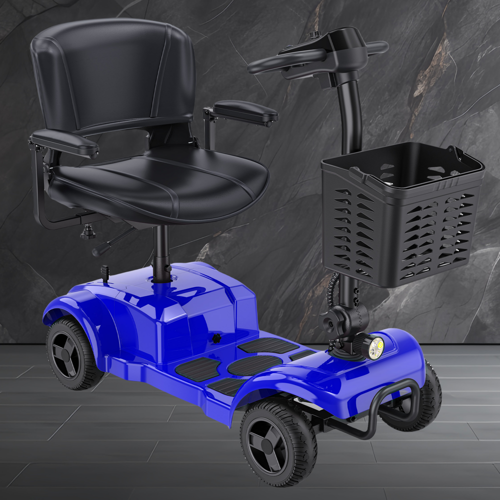 NEW 4 Wheels Mobility Scooter Power Wheelchair Folding Electric For Home Travel