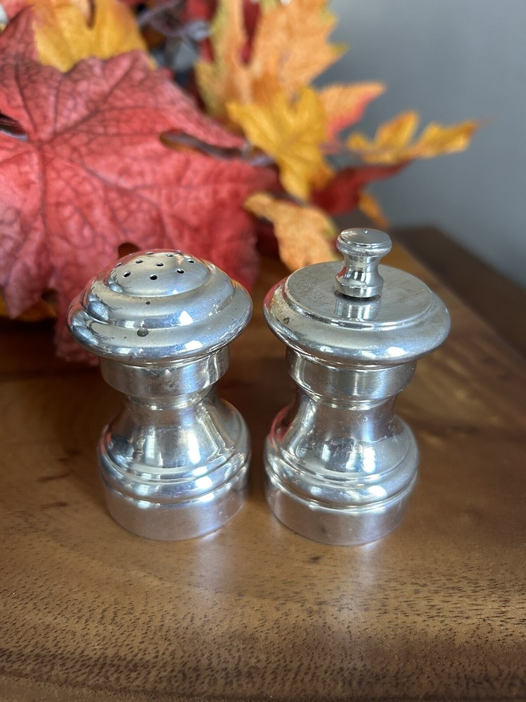 Tiffany & Co Vintage Salt and Pepper Grinder Shakers Set in Sterling Silver