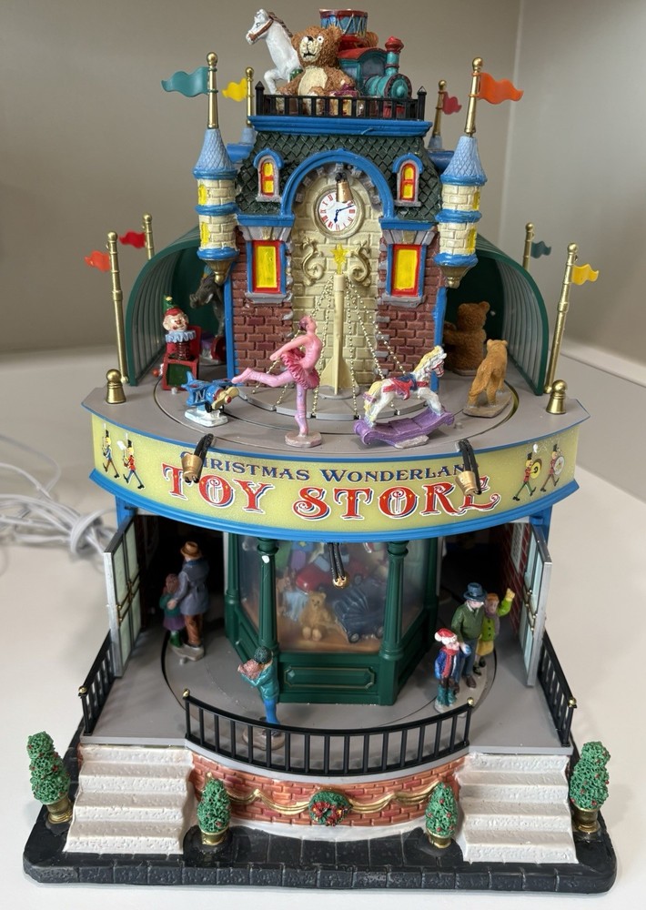 LEMAX Christmas Wonderland Holiday Village Toy Store with Lights