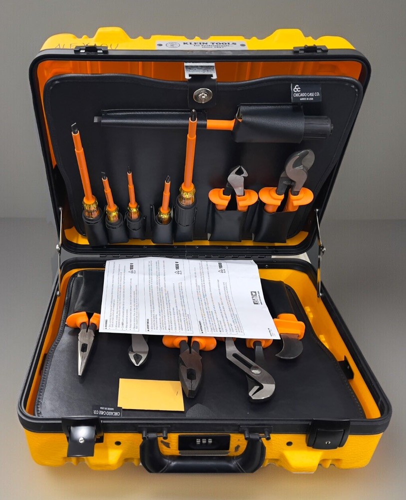 Klein Tools 33525 1000V Insulated Utility Tool Kit in Locking Hard Case 13-Piece