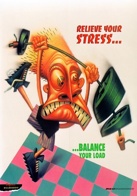 CREDIT CARD BALANCE THE LOAN STRESS US *2X3 FRIDGE MAGNET* AFIS BILLBOARD POSTER-image