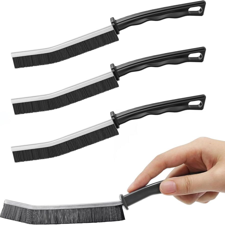 Heavy-Duty Grout Cleaning Brush with Hard Grip Handle