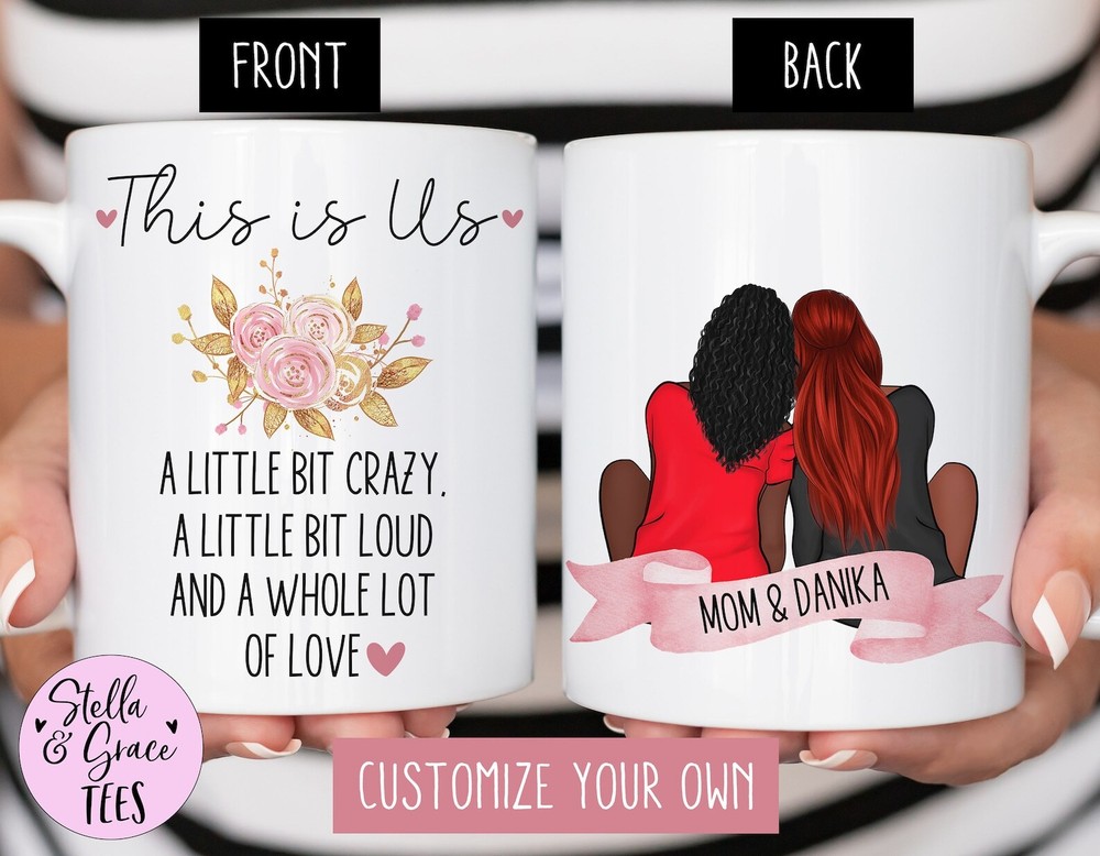 Personalized Mothers Day Mug Custom Mom Mug Birthday Gift From Daughter Gift For