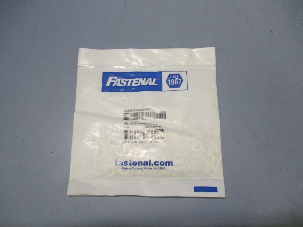 Fastenal M6 Lock Washer A-2 Stainless Steel in Stock Now