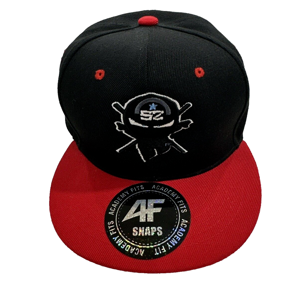 4F Academy Fits Caps Plus Ninja Flat Bill Hat