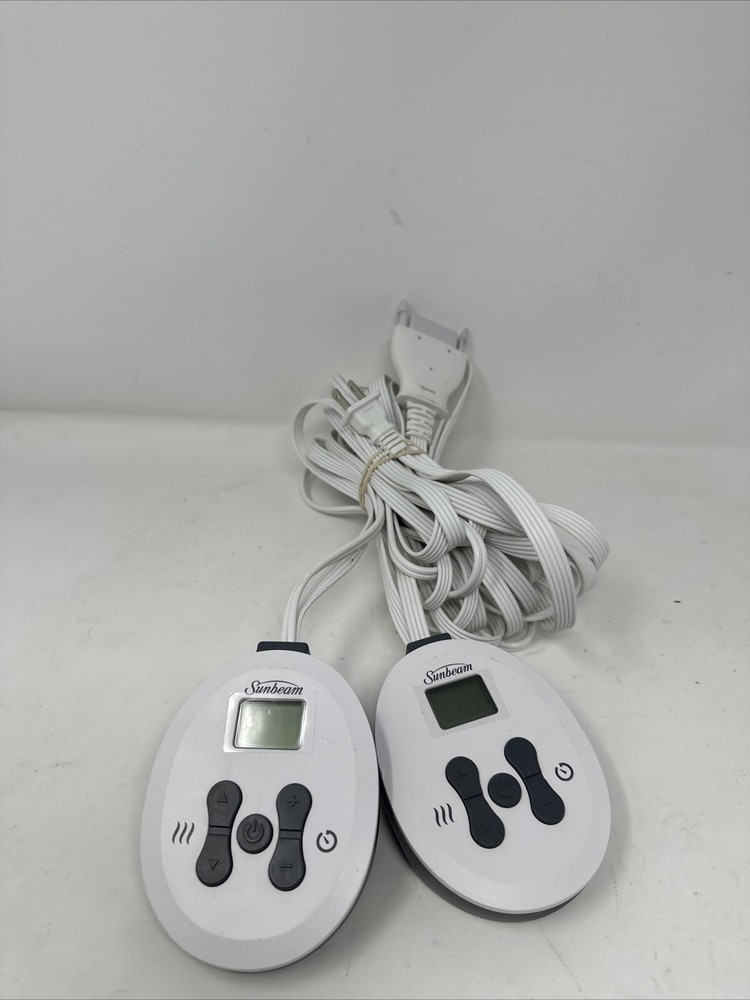 Sunbeam MPL21QN- B Electric Heating Blanket Controller 5 Prong Cord 100w.Tested