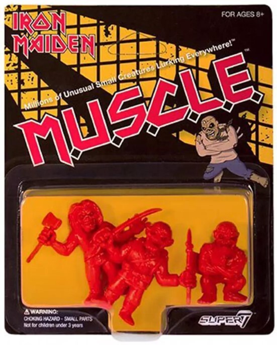 NEW Super 7 IRON MAIDEN M.U.S.C.L.E. Mini-Figures RED Killers Trooper Piece Mind