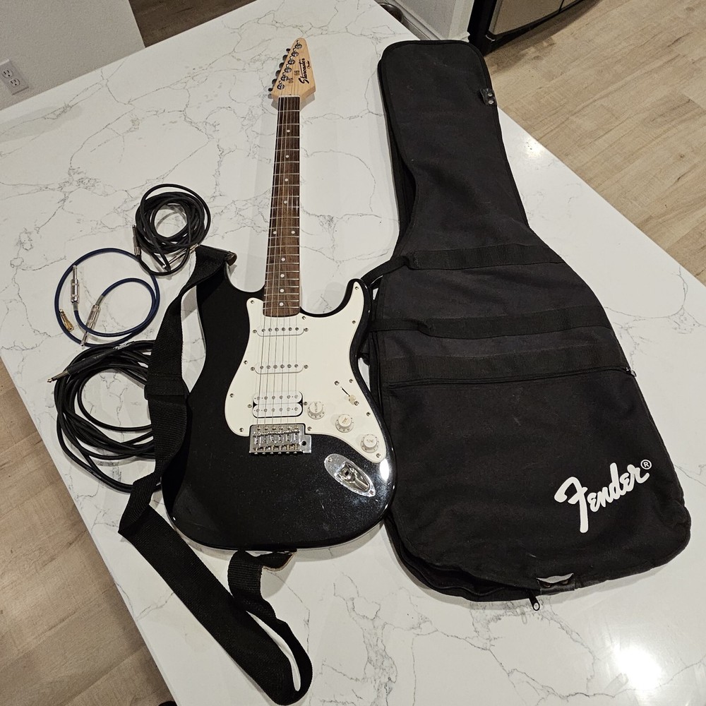 Vintage Starcaster By Fender Strat Electric Guitar 6 String W/ Fender Soft Case