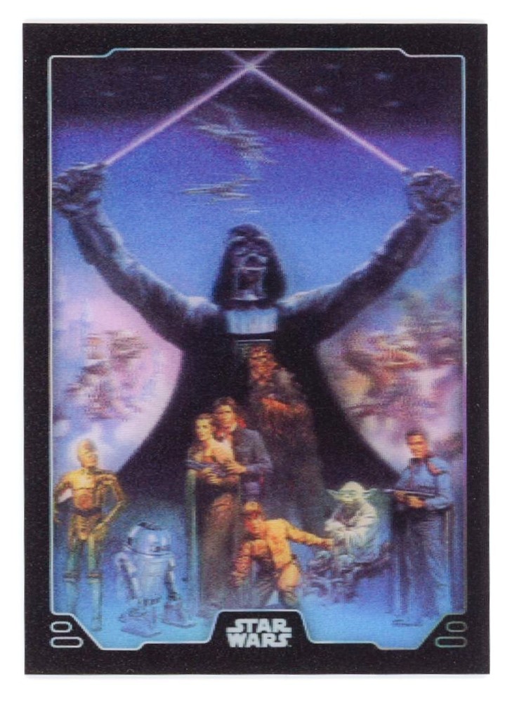 2023 Topps Star Wars Holographic Poster Art Empire Strikes Back #HC6