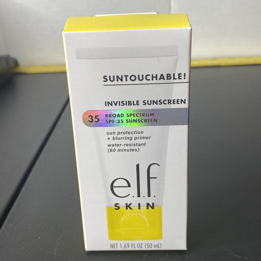1.69 Fl Oz e.l.f. SKIN Suntouchable SPF 35 Invisible Sunscreen New 7/25