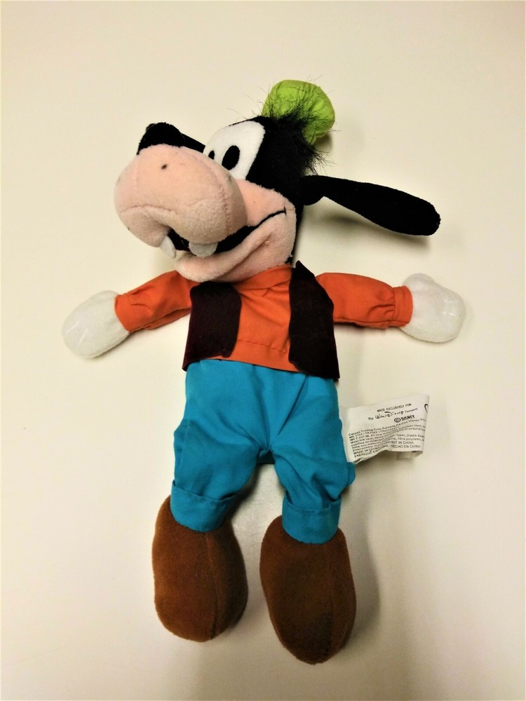 Walt Disney World 11 Inch Goofy Plush Stuffed Animal Beanie Doll
