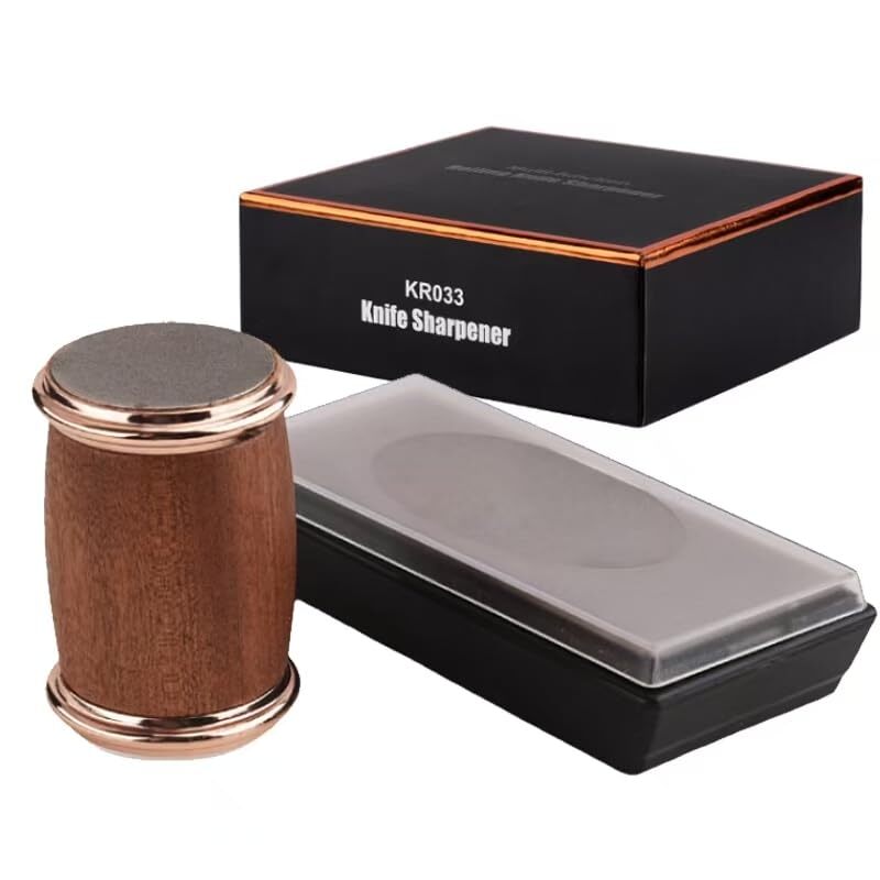 Tumbler Rolling Knife Sharpener Kit - Rolling Sharpener for Knives and Tumble