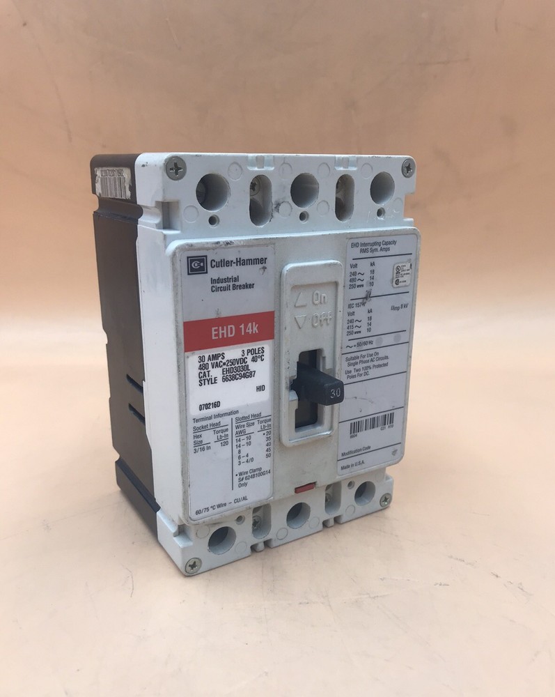 Houston Stock Eaton EHD3030L 30A Refurbished 2-Day Air Shipping Buy Now-image