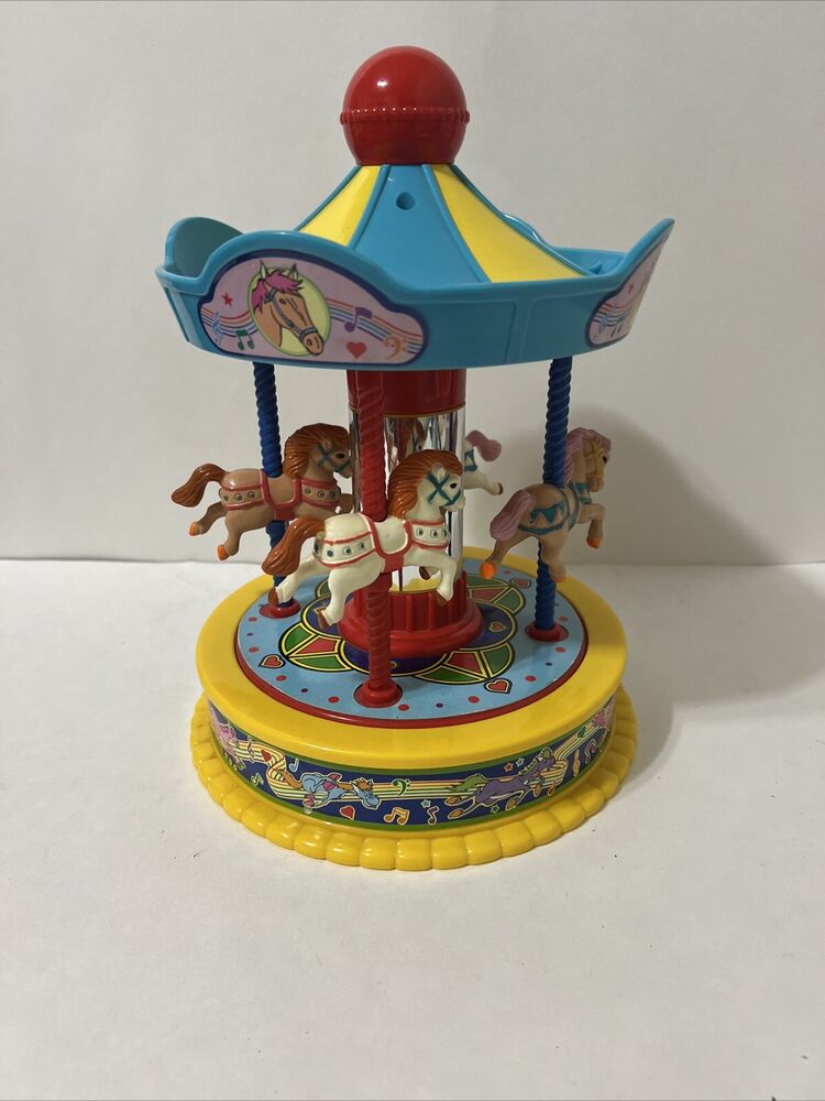 1991 Musical Merry Go Round Carousel Redbox 23137 