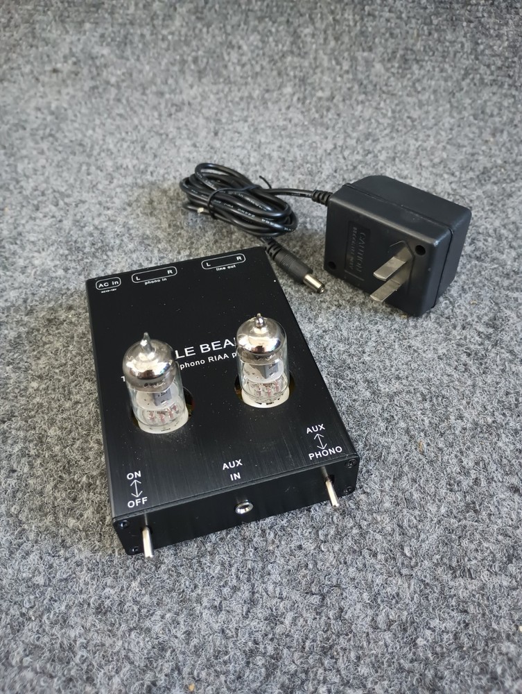 Little Bear T7 Tube Phono Stage RIAA MM Turntable Pre-Amplifier HiFi AUX