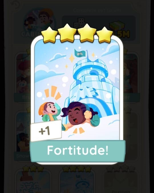 Fortitude! MONOPOLY 4 Stars ⭐️⭐️⭐️⭐ Sticker | FAST DELIVERY