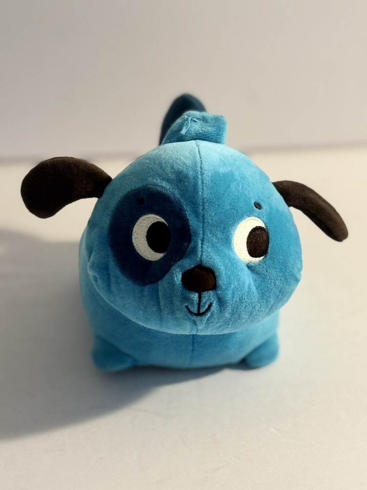 Interactive Puppy Woofs Pants Rolls Around On Wheels Blue Valentine Grandkids